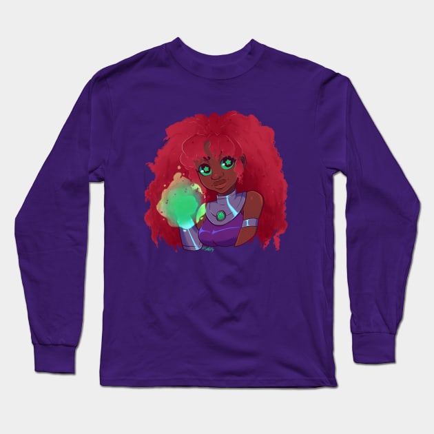 STARFIRE Long Sleeve T-Shirt by Simkray